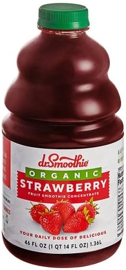 Organic Strawberry Fruit Smoothie Mix 46 fl. oz. WS-103DRORGSTRA-NF