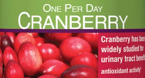 Pacran Cranberry 650 mg 140 Vegetarian Capsules + Bundle with Weekly Pill Organizer (2 Items)