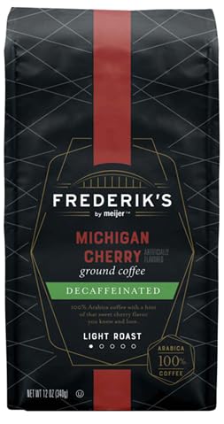Michigan Cherry Decaffeinated Ground Coffee (1 bag 12 oz.)