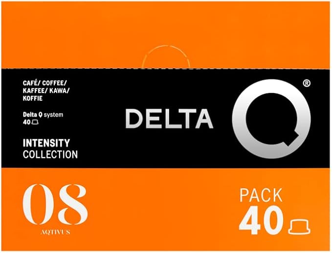 Delta Q Espresso Pods for Delta Q machines aQtivus - Intensity 8 Notes of Roasted Nuts and Subtle Fruit XL Pack - 40 Capsules