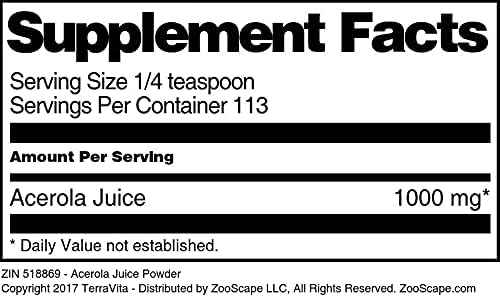 Acerola Juice Powder (4 oz ZIN: 518869) - 3 Pack