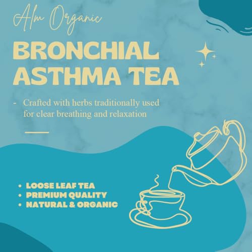 Herbal Tea for Breathing &amp Lung Wellness | Soothing Herbal Blend for Airway Comfort | Natural Loose Leaf Tea with Botanicals | Caffeine-Free | 100g (3.5oz)