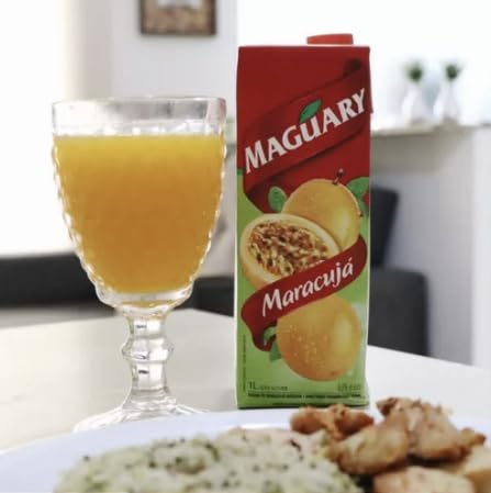 Maguary Nectar de Maracuja 33.8FL OZ (1L) – Passion Fruit Nectar Drink | Pack of 2x1L | Bundle – Brazil in Texas