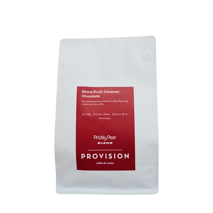 Prickly Pear - Roasted by Provision Coffee - Whole Bean Coffee - 12 Ounce Bag