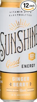 Sunshine Beverages LLC Good Energy Drink Ginger Berry 12 Fl Oz