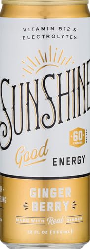 Sunshine Beverages LLC Good Energy Drink Ginger Berry 12 Fl Oz