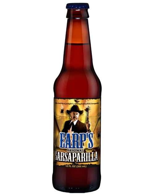 Iconic Old-Time Brand Soda Earp's Original Sarsaparilla 12 oz (72 pack)