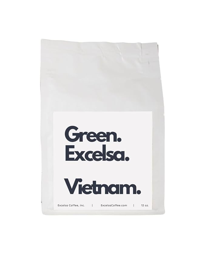 Excelsa Coffee – Vietnam Green Coffee Beans Unroasted 5 lbs | Rare Species Home Roasting Bright Fruity Flavor Low Caffeine