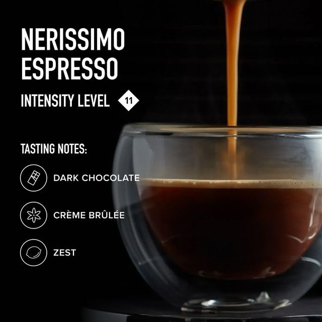 Peet's Coffee Dark Roast Espresso Capsules Compatible with Nespresso Original Machine 100% Arabica Coffee - Nerissimo Intensity 11 100 Count (10 Boxes of 10 Espresso Capsules)