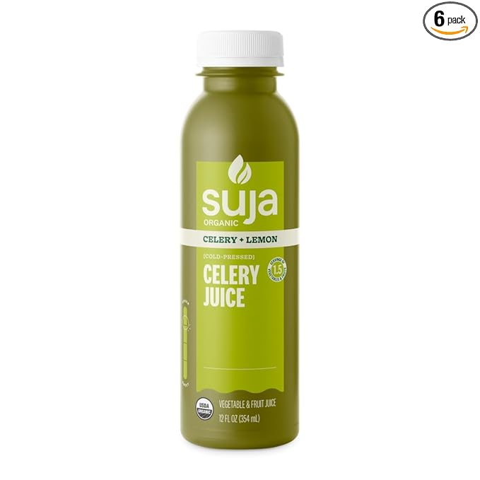 Suja Cold Pressed Celery Juice 12 Fluid Ounce - 6 per case.