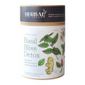 Holy Basil Detox Tea Caffeine-Free Tulsi Herbal Blend with Spearmint Ginger Rose Hips &amp Lemon Myrtle 14 Biodegradable Pyramid Sachets