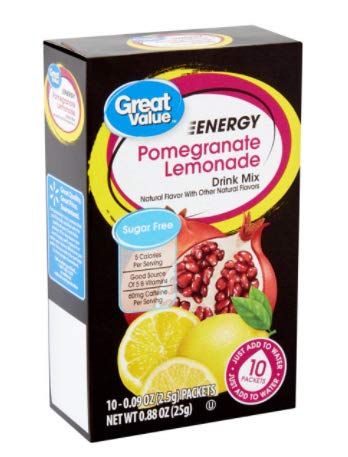 Great Value Energy Drink Mix bundle: 2x Dragon Fruit 2x Grape 2x Pomegranate Lemonade