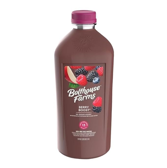 Bolt house Farm Organics 100% organic juice | 52 oz - Elite (Pack of 3 Berry Boost)