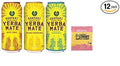 Guayaki Variety Pack - Revel Berry Orange Exuberence Bluephoria (Pack of 12) and Stinger Pink Lemonade Chews