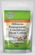 Hibiscus Pomegranate Colombian Decaf Coffee (Gourmet Naturally Flavored Whole Coffee Beans) (8 oz ZIN: 568198)