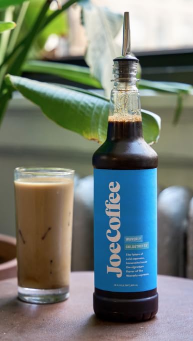 Joe Coffee Company - Ready to Use Waverly Espresso Specialty Coffee Concentrate 25 fl oz Bottle | NYC Roaster Kosher Climate-Friendly