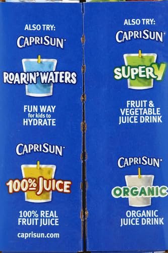 Capri Sun Strawberry Ready-to-Drink Juice 6 Fl Oz (Pack of 10)