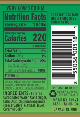 Hal's New York Original Ginger Ale 20 Fl Oz Bottles (Pack of 24)