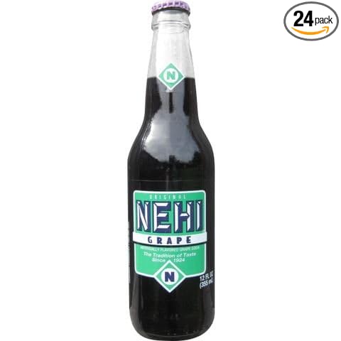 Nehi Grape Glass Soda 12 oz (24 Bottles)