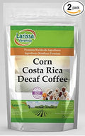 Corn Costa Rica Decaf Coffee (Gourmet Naturally Flavored Whole Coffee Beans) (8 oz ZIN: 550529) - 2 Pack