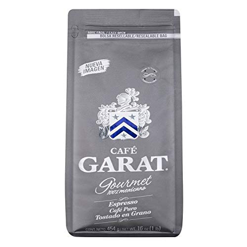 Café Garat Gourmet Coffee - Espresso Whole Bean Coffee - 454 grams - 16oz - Espresso Grano