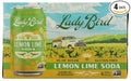 Lady Bird Lemon Lime Soda 6-Pack 72 fl oz (Pack of 4)