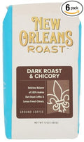 New Orleans Roast Coffee Ground Dark Roast Chicorita 12 oz (Pack of 6)