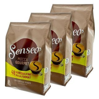 Senseo Mocca Gourmet Coffee Pods 144-count Pods 48 Count (Pack of 3)