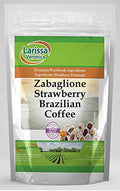 Zabaglione Strawberry Brazilian Coffee (Gourmet Naturally Flavored Whole Coffee Beans) (16 oz ZIN: 559585)
