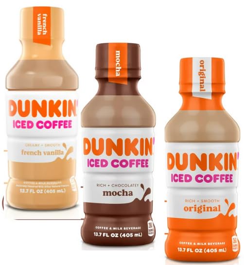Mixed Flavors Original Iced Bottled Coffee Drink 13.7 fl oz + King Combos QR Code and (1 Bottle each flavor(Original Vanilla Mocha))