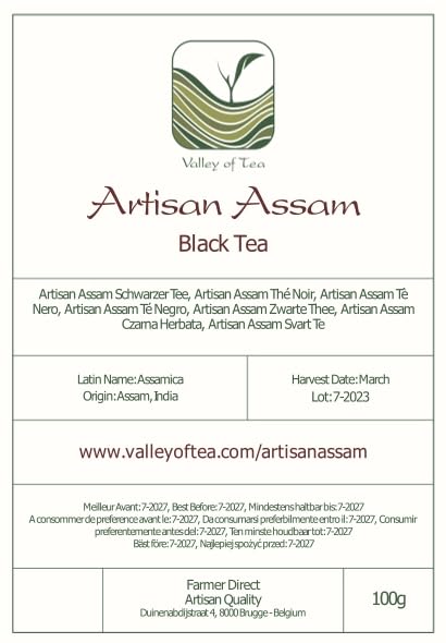 Assam Black Tea From India - Artisan Big Leaf Golden Quality - Assam Tea