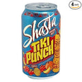 Shasta Soda Soft Drinks TIKI FRUIT PUNCH 6-PACK (Pack of 4)