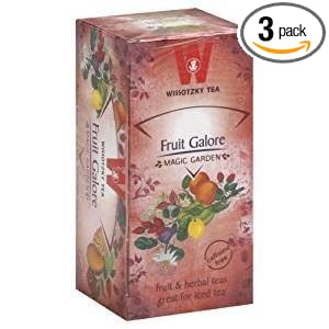 Wissotzky Tea Fruit Galore Caffeine Free 1.76 Oz. Pack Of 3.