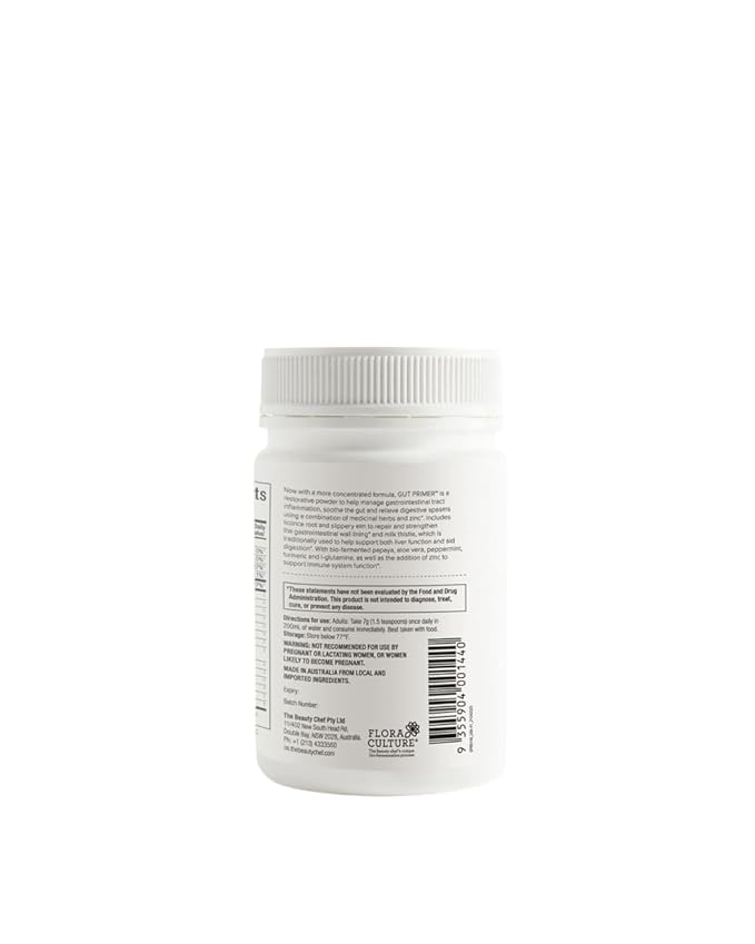 The Beauty Chef Gut Primer™ Inner Beauty Support – Bio-fermented Formula for Gut Repair &amp Digestive Health Promotes Gut Lining Integrity &amp Reduces Discomfort Berry &amp Mint Flavor 4.9 oz