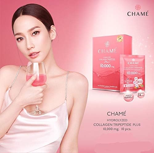 Chame Hydrolyzed Colla Tripeptide Plus 10000 mg. (10 Sachets) Ready2White