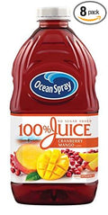 Ocean Spray 100% Juice Cranberry Mango 60 Ounce Bottles (Pack of 8)