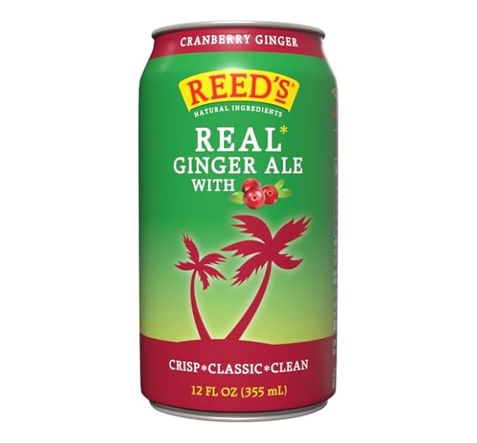 Reed's Winter Variety Pack Ginger Ale - Original Cranberry Blackberry - 24 Pack (8 of Each Flavor)