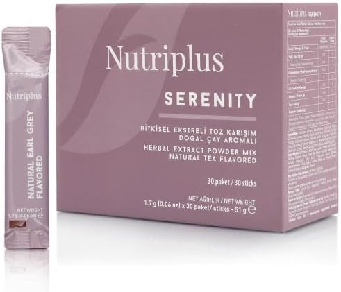Farmasi Nutriplus Mixture of Herbal Extract Natural Tea Bergamot Aroma 30 Sticks - Herbal Tea Energizing Beverage Supports Digestion Herbal Extracts Bergamot Tea Natural Ingredients