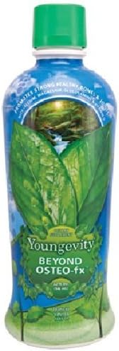 Youngevity Beyond Osteo-FX Liquid 32 oz - Calcium &amp Magnesium 1200/300mg + Vitamin D3 Zinc MSM Glucosamine + 77 Trace Minerals - Supplement for Bone Health