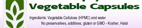 Capsule Connection 1000 Separated Empty Vegetable Capsules 00 Size Vegan &amp Vegetarian resealable Bag