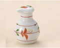 Round Flower Skit Juice with Seasoning (Mini) (Arita Ware) (50cc) for Restaurants Ryokans Restaurants Commercial Use