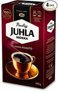 Paulig Juhla Mokka Dark Roast fine ground Coffee 4 Packs of 500g