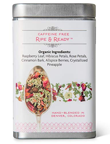 Birds &amp Bees Teas - Red Raspberry Leaf Tea Pregnancy Ripe &amp Ready Organic Third Trimester Tea to Prepare Your Body for Labor and Birth - 30 Servings 3.5 oz