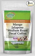 Mango Jalapeno Medium Roast Decaf Coffee (Gourmet Naturally Flavored Whole Coffee Beans) (8 oz ZIN: 570893) - 3 Pack