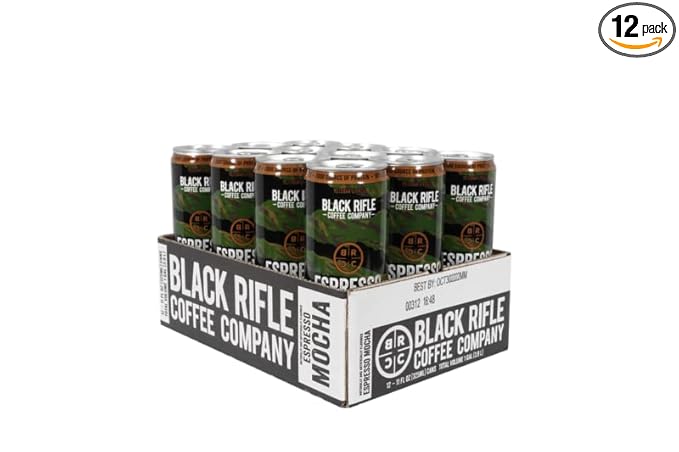Black Rifle Coffee Company RTD (Espresso Mocha 11 Fl Oz (Pack of 12))