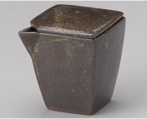 Karatsu Marbled Square Juice Set of 3 Seasonings Large 2.8 x 2.8 x 3.1 inches (7 x 7 x 8 cm) 6.1 fl oz (180 cc) Earth Restaurants Inns Restaurants Commercial Use