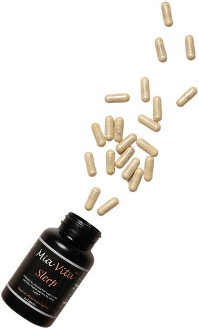 FEMMEPHARMA Mia Vita Sleep – Supplements for Women– with Key Ingredients to Promote Relaxation and Sleep | Ashwagandha | Melatonin | L-theanine - Sleep Aid – 30 Day Supply