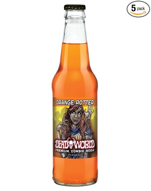 Dead World Premium Zombie Soda Orange Rotter 12 pack