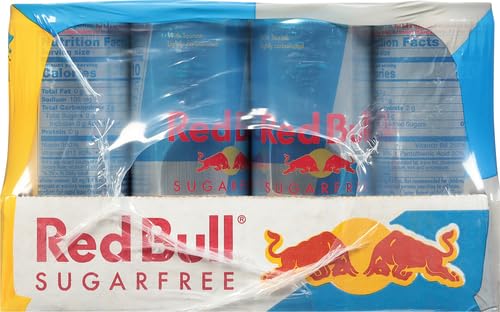Red Bull Sugar Free Energy Drink 8.4 Fl Oz 24 Cans (Pack of 2)