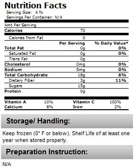 Whole Fruit Orange Premium Juice Cup 4 Ounce -- 96 per case.
